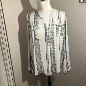 Soft little gauzy blouse - BOHO, prairie chic. VINTAGE
